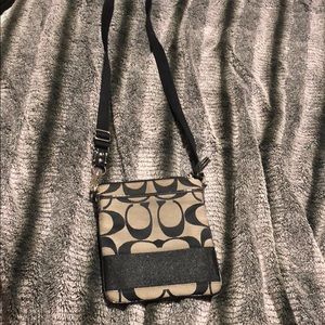 Coach cross body purse